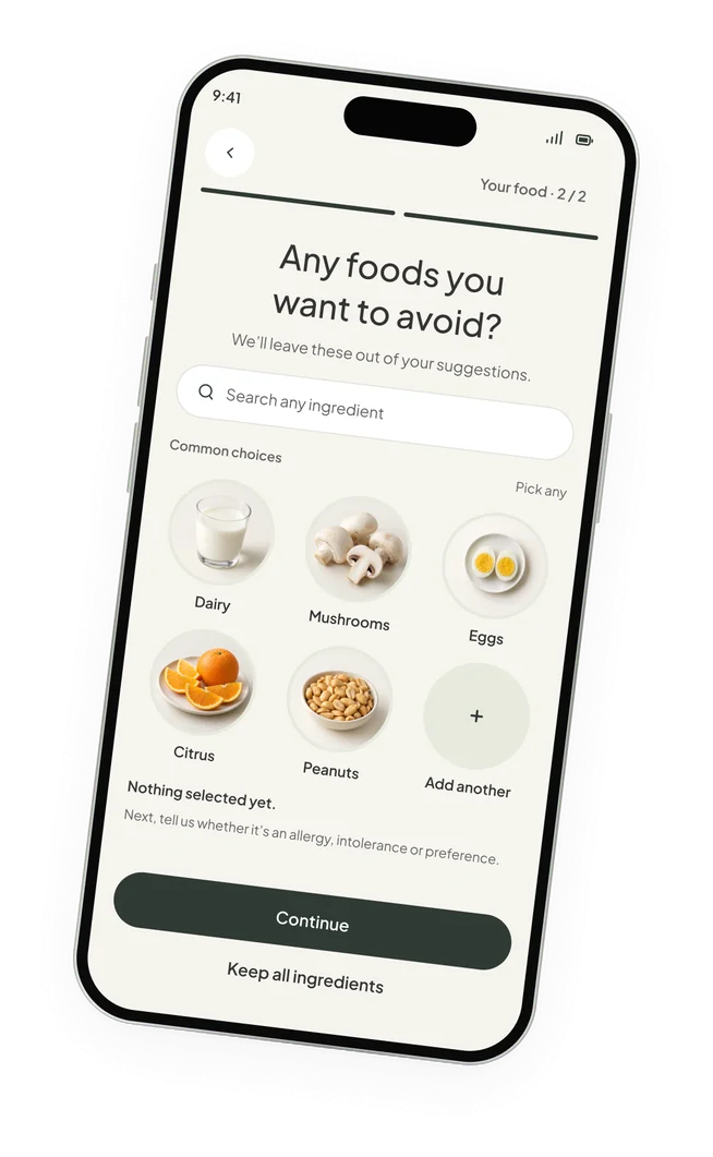 Any foods you want to avoid? A search for ingredients