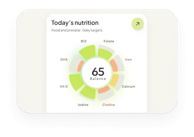 The final nutrition balance dial